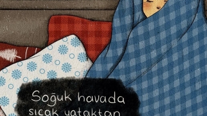 Soğuk havalarda sabahları uyanmakta zorlananlar kimler? ☔️?
