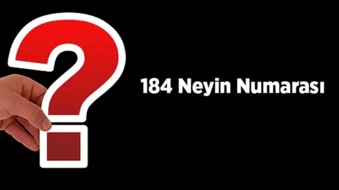 184 neyin numarasıdır?