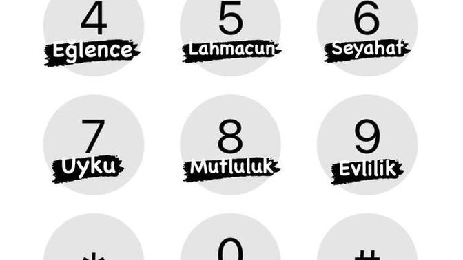Tek bir rakamı tuşlama hakkın olsa, hangisini tuşlarsın?