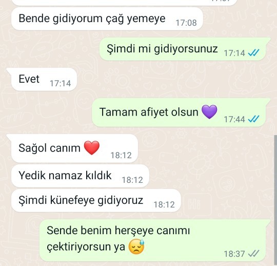 Erkek arkadaşım yediği şeyleri bana söylüyor, bu normal mi?
