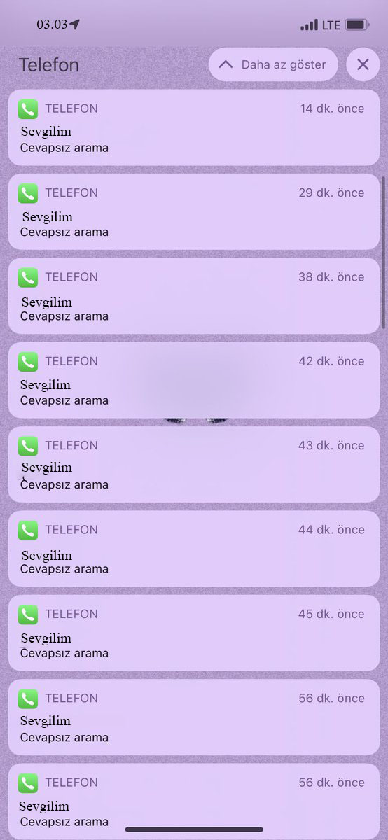 Sabah uyandığınızda gece sevgiliden gelen cevapsız çağrılar sizi korkutur mu sevindirir mi?