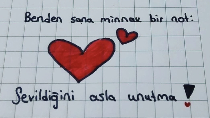 Günaydın, bu gün “o” na ya da kendine minik bi not bıraksan ne yazardın?