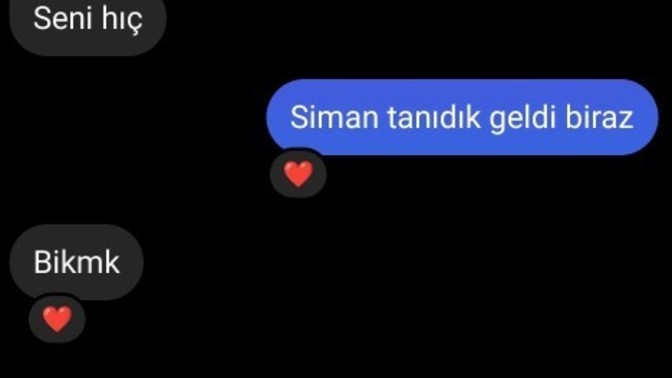 İki gün önce mesajını beğenerek konuşmayı kestim bugün eski mesajımı beğenmiş bende niyr beğendin yazdım onuda beğenmiş neden?