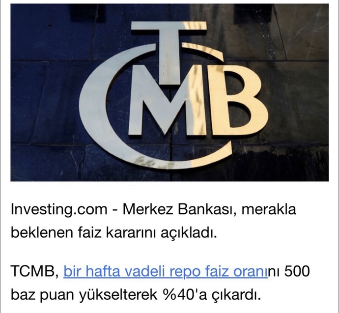Faizler %40 oldu, bu konuda düşünceleriniz?