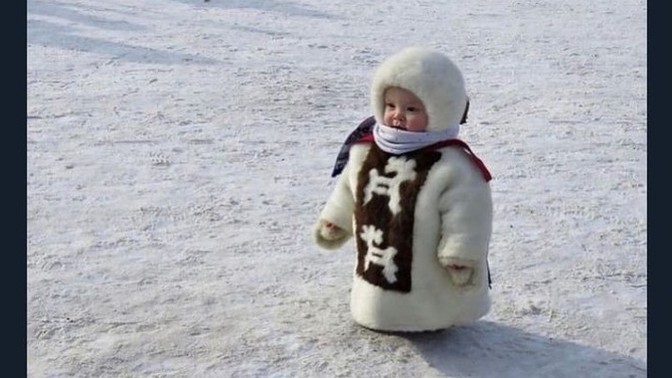 Kış aylarında giyiminizle Eskimo bebeklerine döner misiniz?