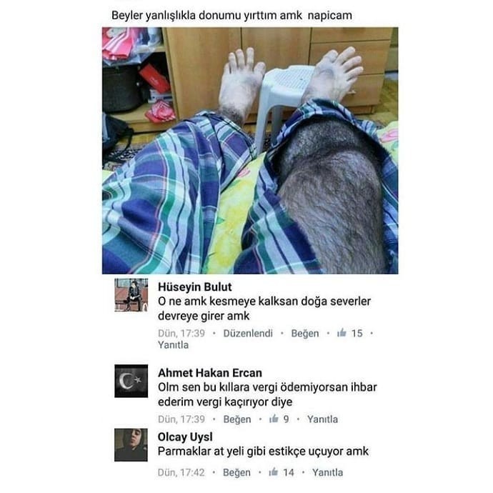 Espiri yapın gülelim komik ve ironik şeyleri severim?