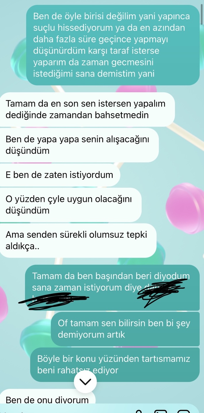 Sevdiğim çocuk yalnızca istediklerini yapmak için mi konusuyor?