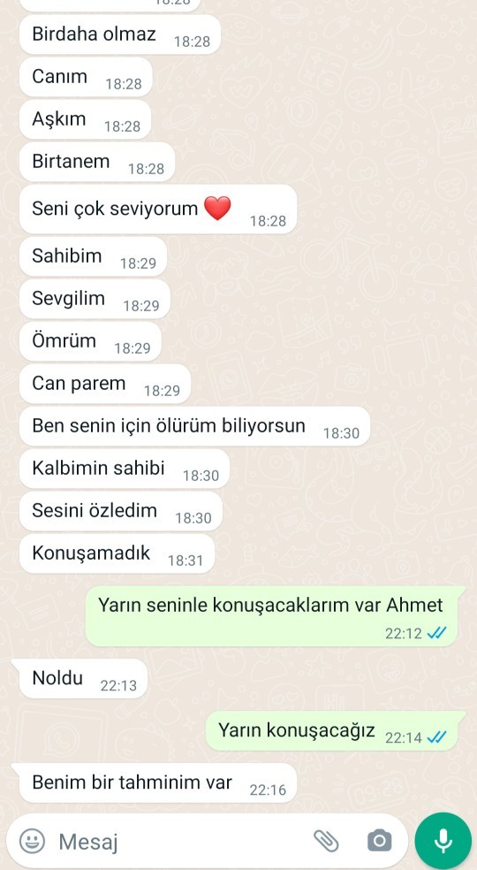 Sevgilm eveli gün habersiz gitti bugün onu telafi etmesini beklerken günaydın mesajı atmadı soğuk davrandı sizce yarın neler diyim?