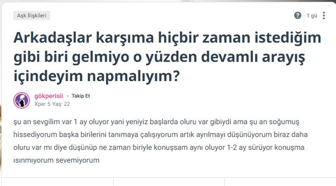 Sevgilm eveli gün habersiz gitti bugün onu telafi etmesini beklerken günaydın mesajı atmadı soğuk davrandı sizce yarın neler diyim?
