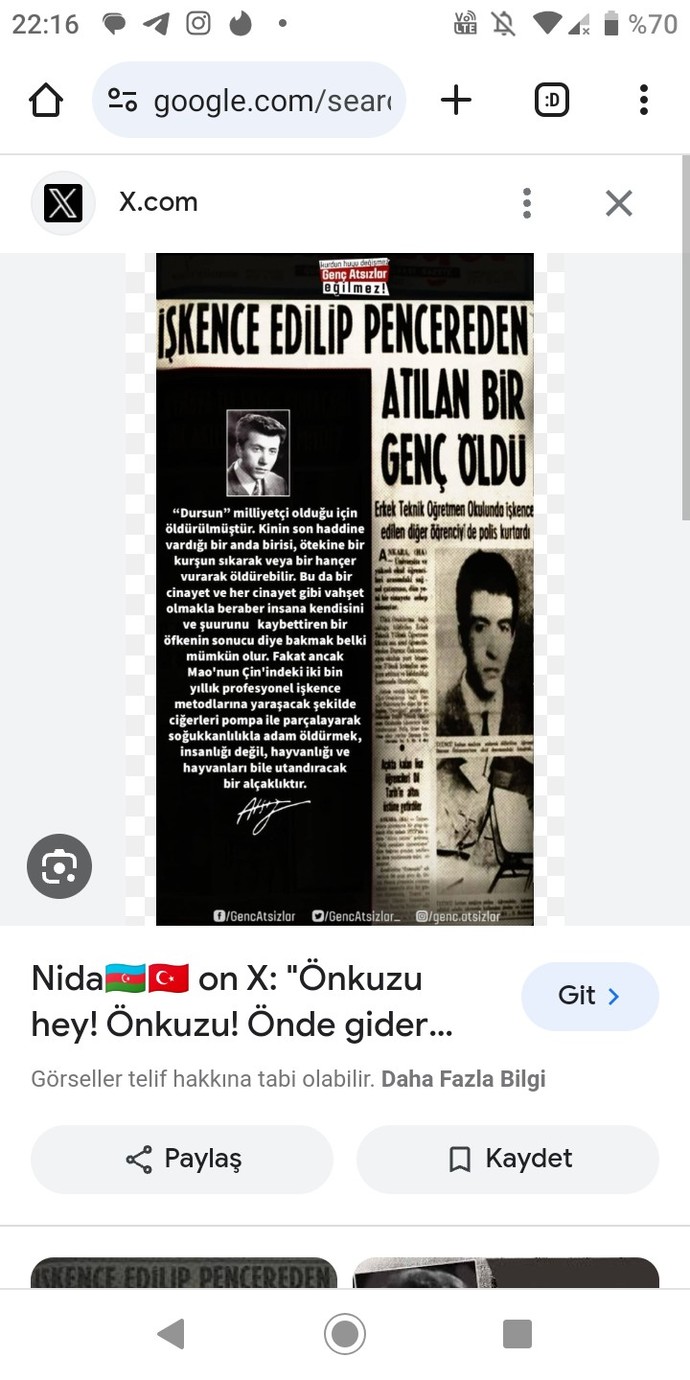Ülkemizin ilk şehidi olan Ertuğrul Dursun Önkuzuyu biliyormusun uz arkadaşlar?