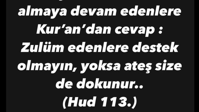 Boykot mallarını almya devam etmeyinn?