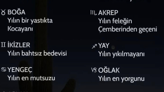 Burçlarda 2023 enleri nelerdir?