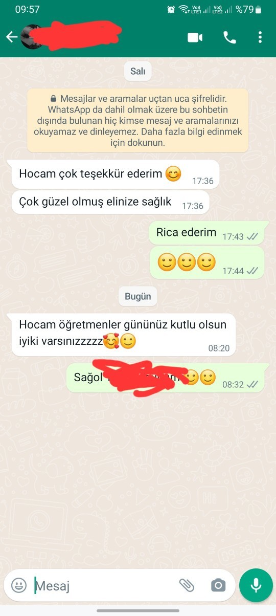 Sizi mutlu eden mesajlar var mı?