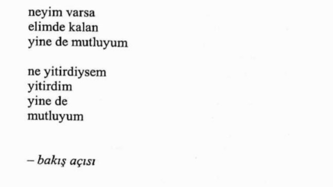 Bakış açınız güzel midir/sever misiniz kendi bakış açınızı?