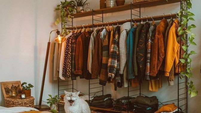 Açık kıyafet dolapları nasıl görünüyor?