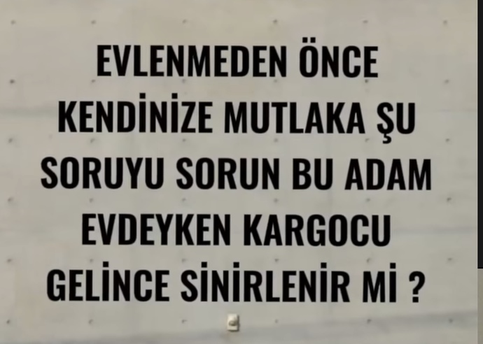 Evlenmeden önce sorulması gereken soru nedir sence?