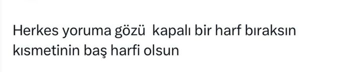 Yoruma gelin.😁Size ne çıktı?