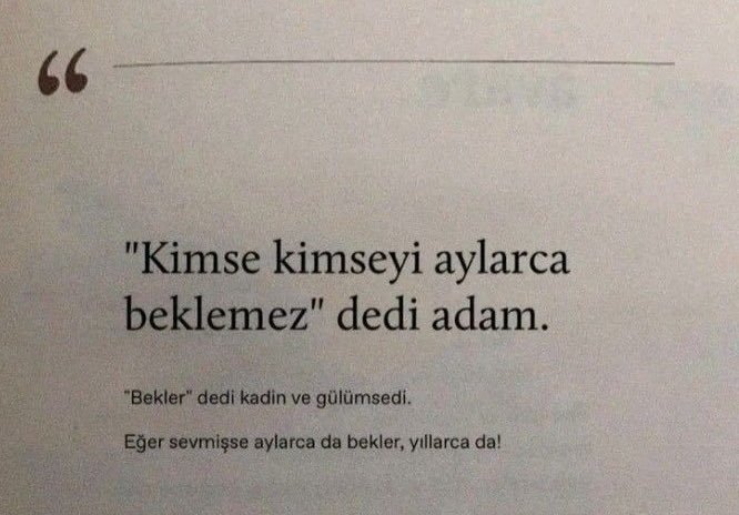 En sevdiğin kitaptan bir alıntı yapar mısın?