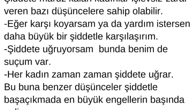 Kadına yönelik şiddet ve uluslararası mücadele günü dolayısıyla şiddet nasıl engellenebilir?