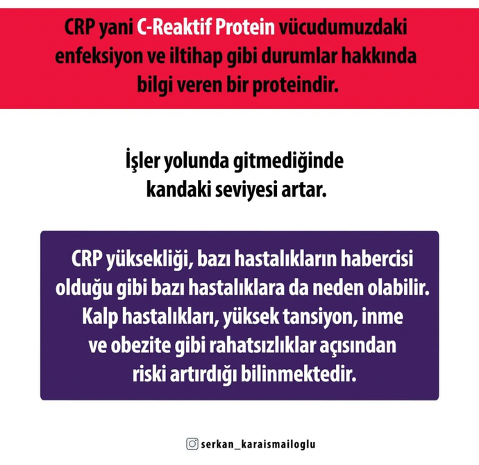 CRP seviyeniz ne durumda?