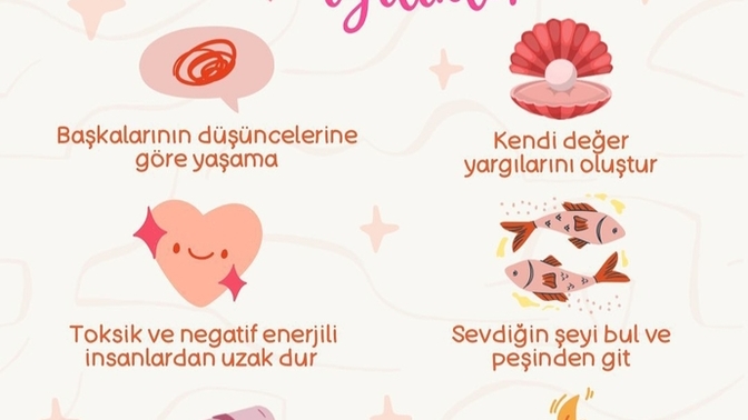 Kendinize yapabileceğiniz iyilikler nelerdir? İyilik sizin için neyi temsil ediyor?
