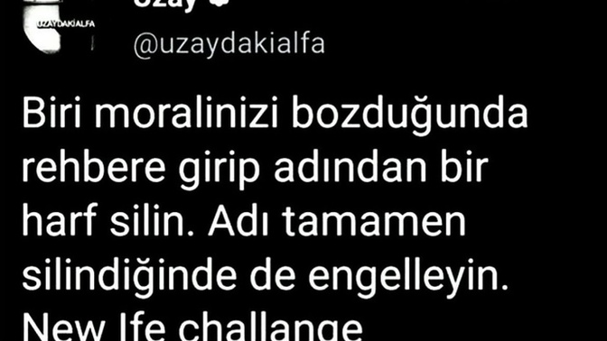 Her zaman herşeye bahanen olur mu?