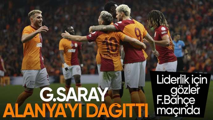 Galatasaray 4 - Alanyaspor 0... Sarı kırmızılılar lige galibiyetle döndü! Maçı nasıl buldunuz?