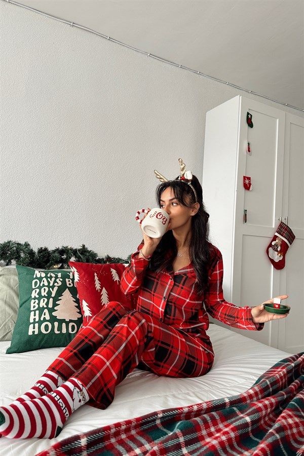 Ekose pijama takımı güzel oluyor mu?