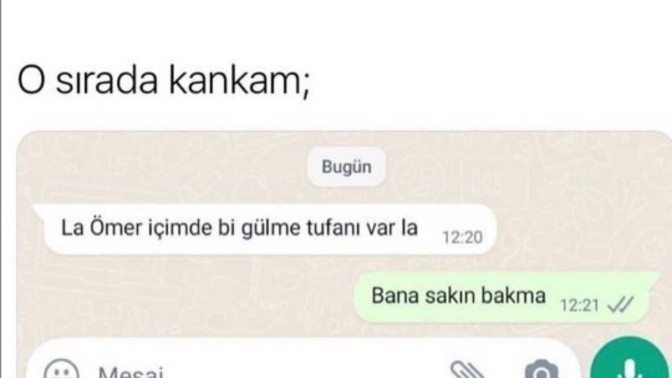 Ciddi ortamlarda gülesin geliyor mu?