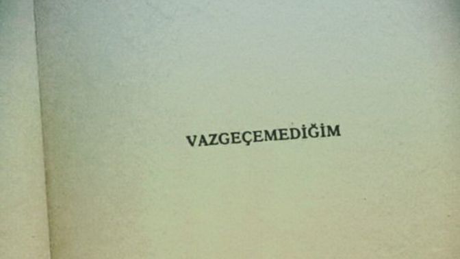 Neden Vazgeçemeyiz?