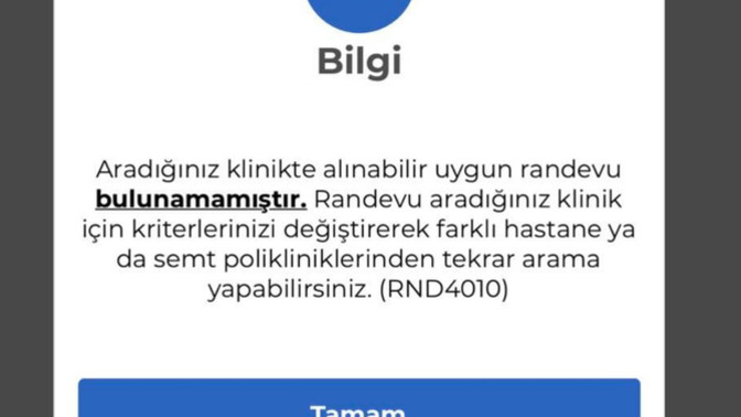 Hastane randevusu bulabiliyor musunuz?