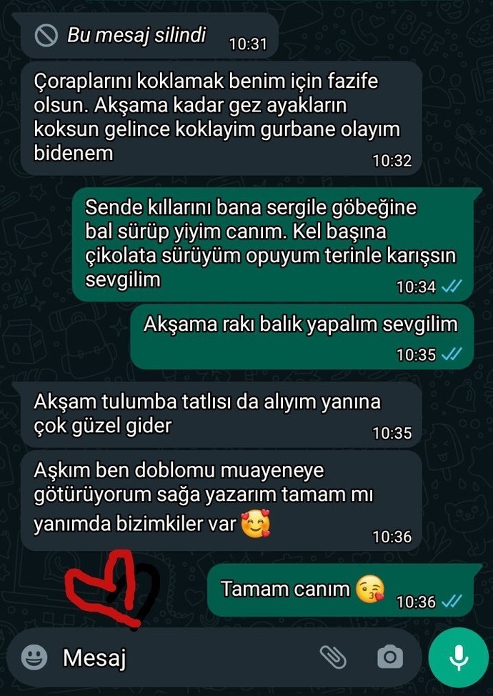 Bu tür konuşmamız normal mi?