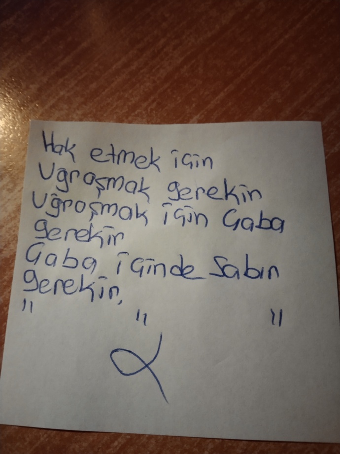 Kendinize bir motivasyon bırakın?