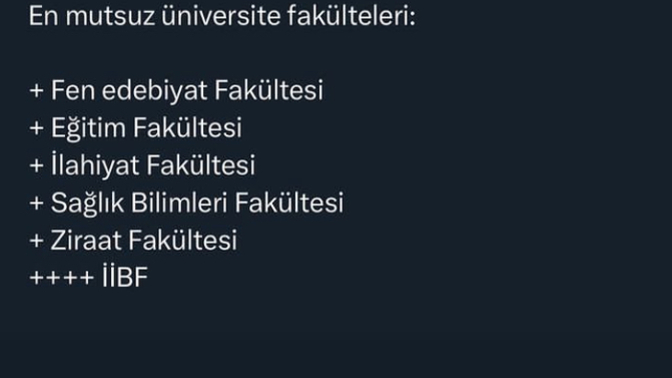Siz hangi fakültede okudunuz veya okuyorsunuz?