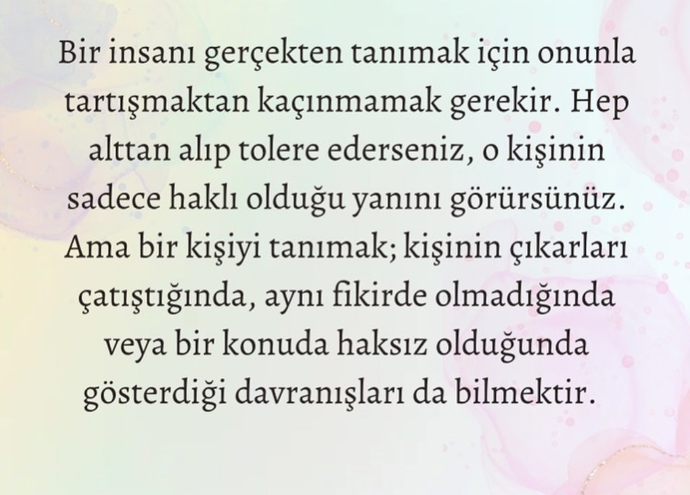 Bir insanı nasıl tanırsınız? Tanımanız için en önemli etken nedir?