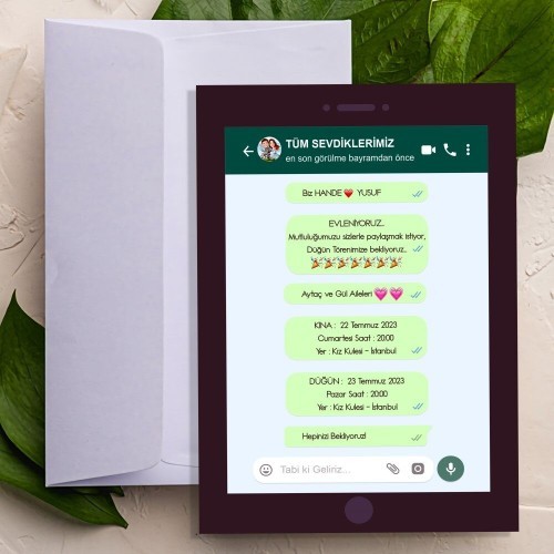 Whatsapptan toplu düğün davetiyesi gönderenlerin düğünlerine gider misiniz?