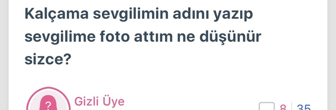 Vay be millete bak? sizinde karşınıza böyle saçma sorular çıkıyor mu? böyle kızlar var mı cidden?