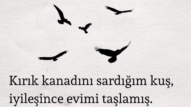 Görseldeki sözü nasıl yorumlarsınız?