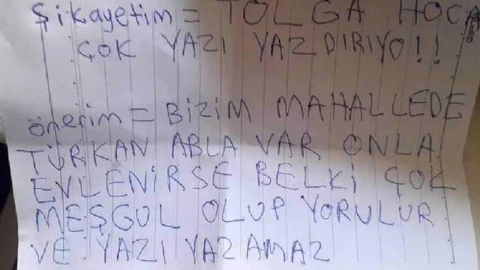 Her soruna bir çözüm öneriniz var mıdır? ?