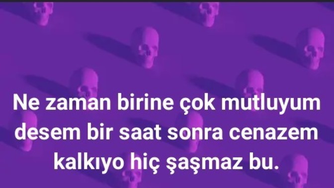 Mutluluğunu biriyle paylasir misin?