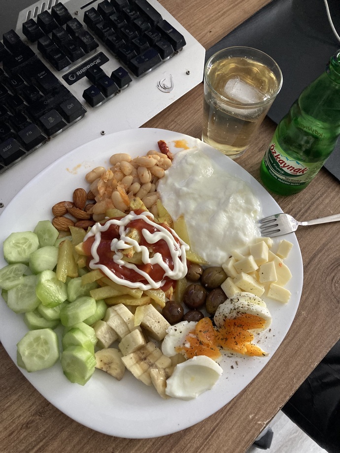 Bugün kahvaltınızda neler vardı?