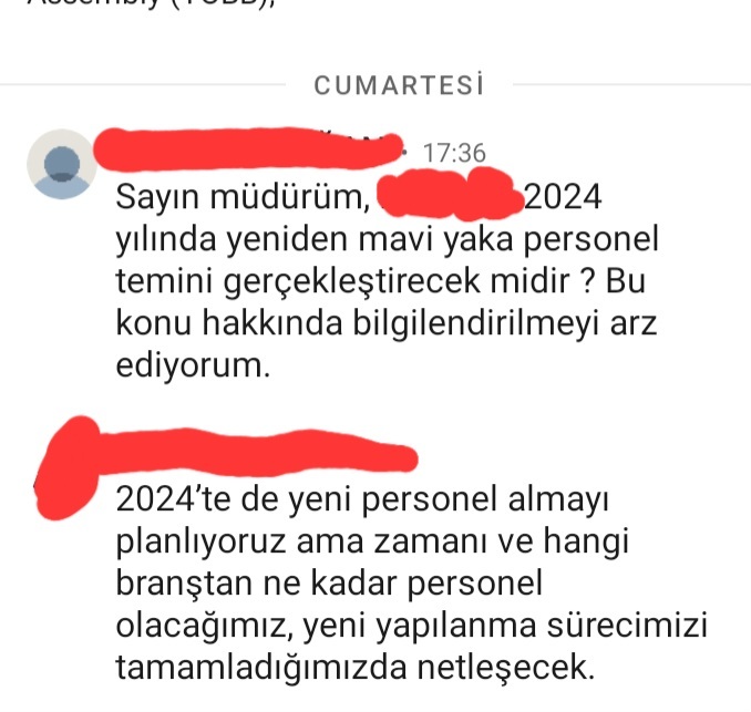 Bu diyalogtan sizce yeniden alım yapılacağı anlamı çıkıyor mu sizce?