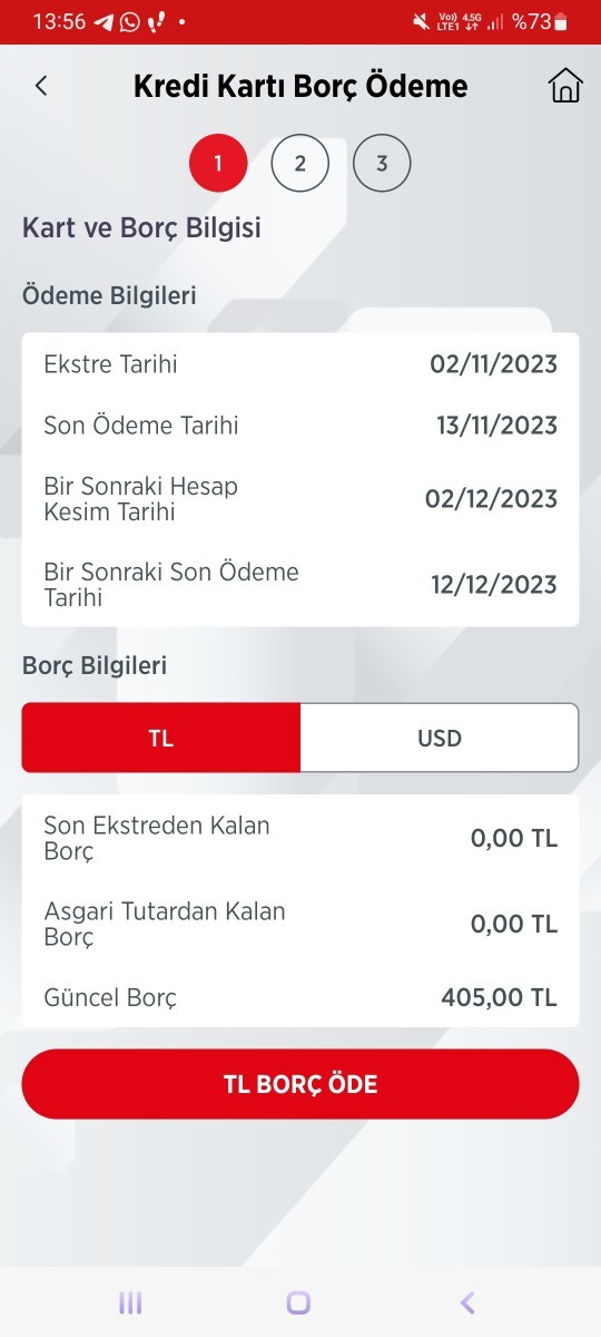 Bunu hangi tarihler içinde ödemem gerek?