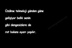 Hayatınızda dengesiz davranan insanlara söylemek istediğiniz bir şey var mı?