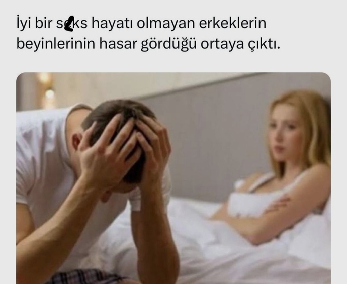 İyi olmayan seks hayatı insanda hasar bırakır mı?