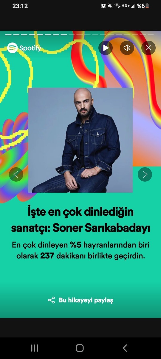 Spotify 2023 özeti yayınlandı! Sizin en çok dinlediğiniz şarkılar ve sanatçılar kimlermiş?