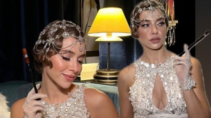 Hande Erçel'in doğum günü kostümü sizce havalı mı?