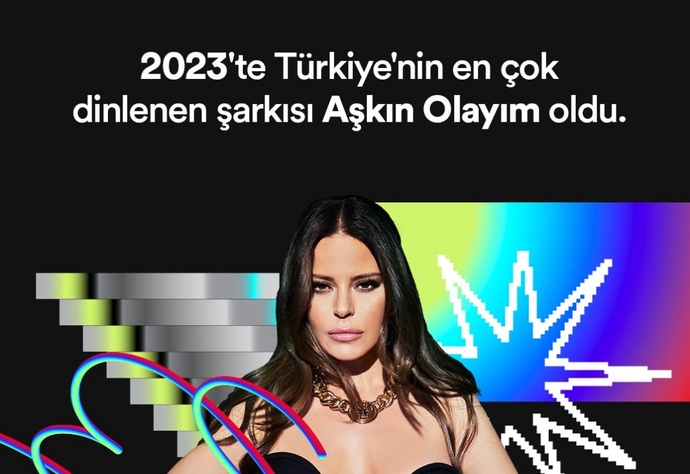 2023’te en çok dinlenen şarkı; “Aşkın Olayım” Peki sen en çok hangi şarkıyı dinledin?