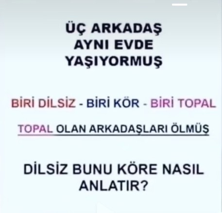 Dilsiz bunu köre nasıl anlatır?