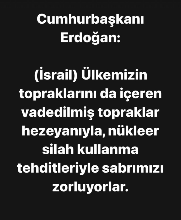 İsrail, Türkiyeyi tehdit mi ediyor?